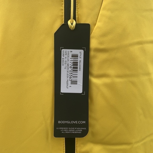 Body Glove WOMEN'S HOODED DOWN PARKA COAT YELLOW BLACK SIZE XL MSRP $350 - Picture 4 of 14